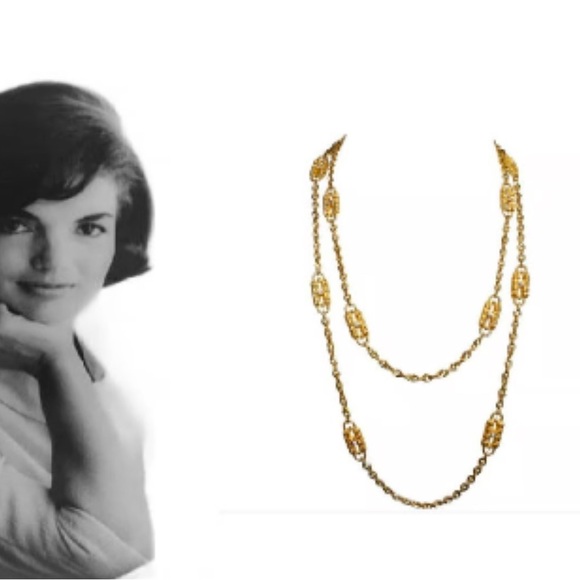 Jackie Kennedy Camrose & Kross 18K gold plated luxury...